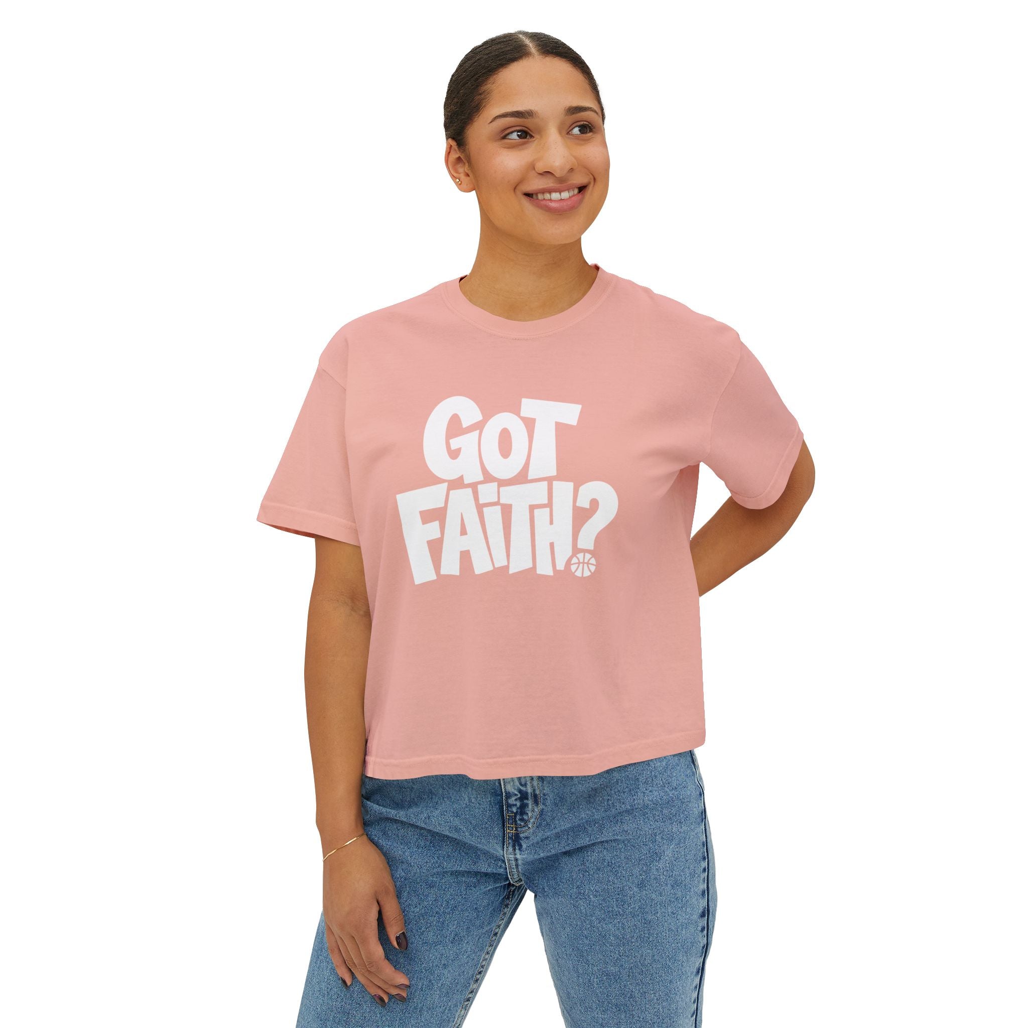 Got Faith? Boxy Crop Tee