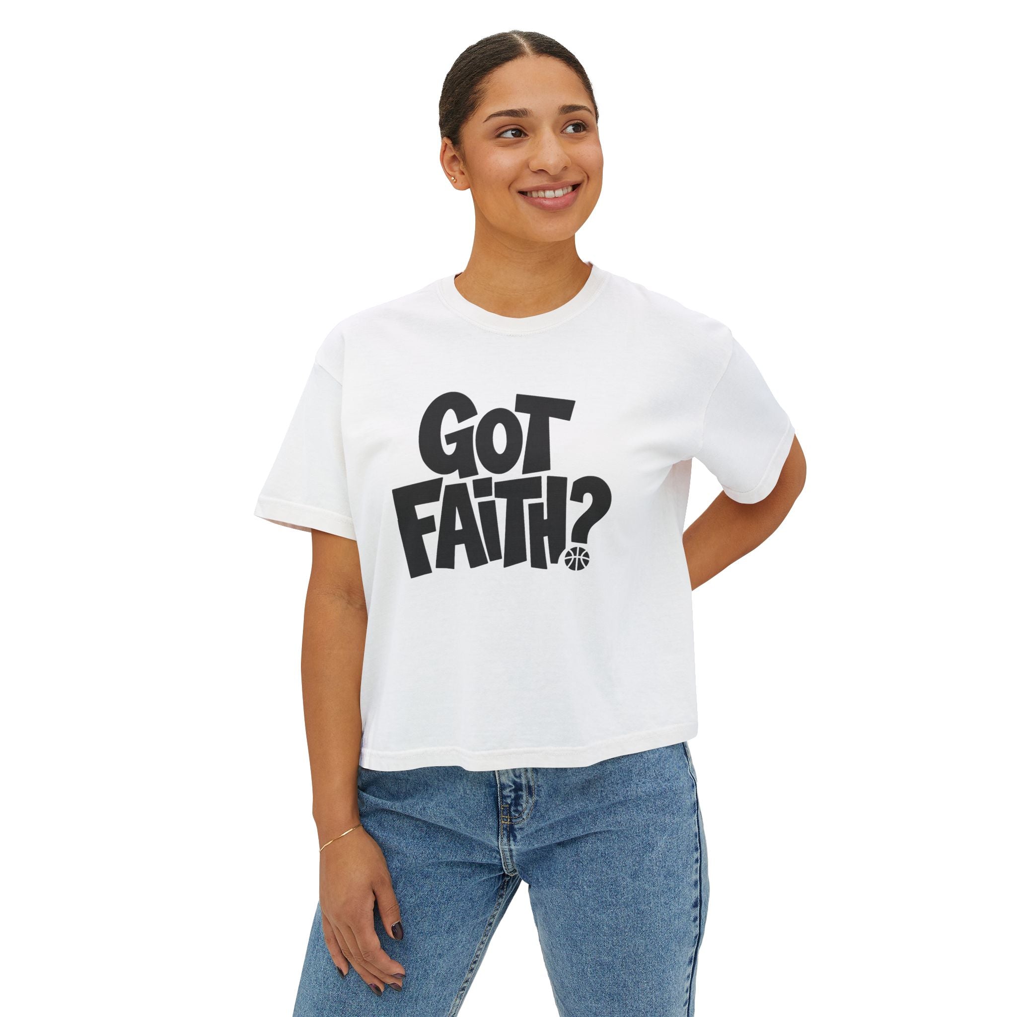 Got Faith? Boxy Crop Tee