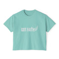 Got Faith Wing Graphic Tee — Women's Boxy Faith T-Shirt