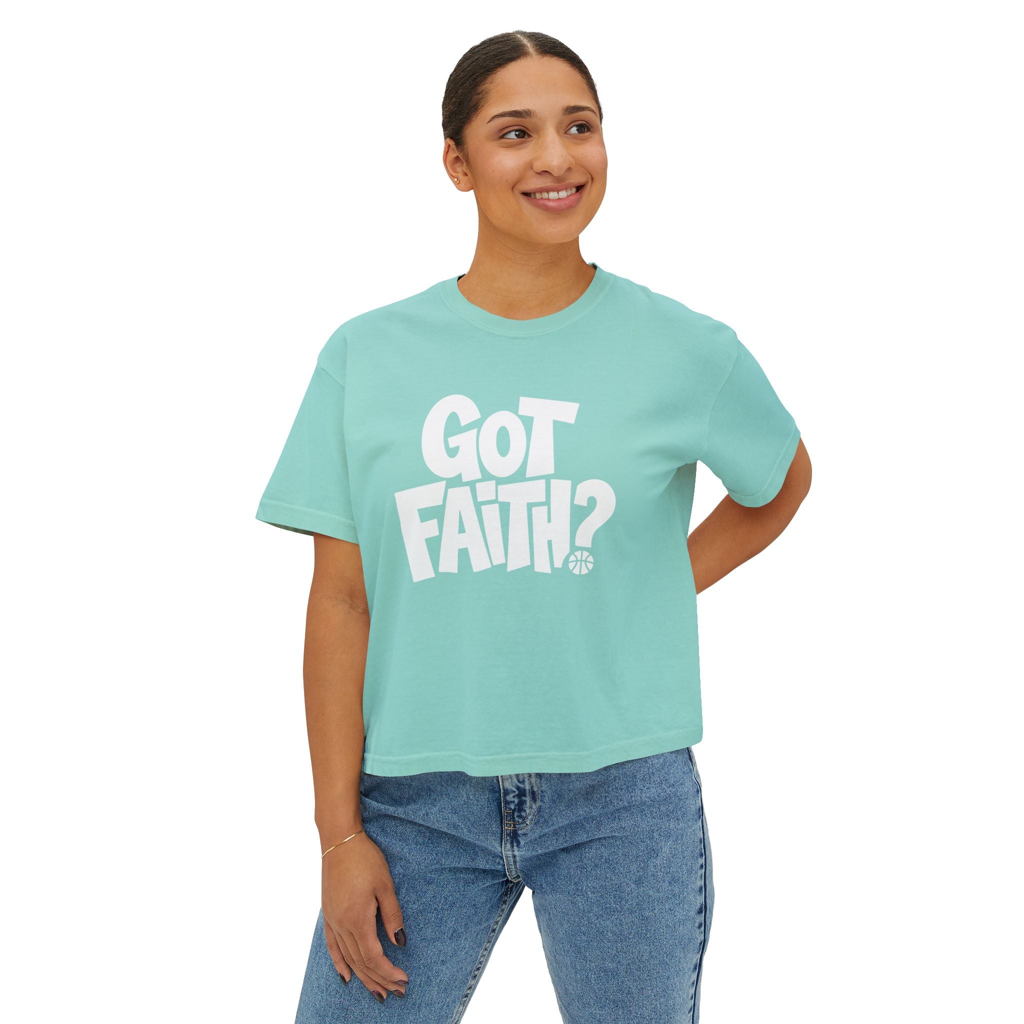 Got Faith? Boxy Crop Tee