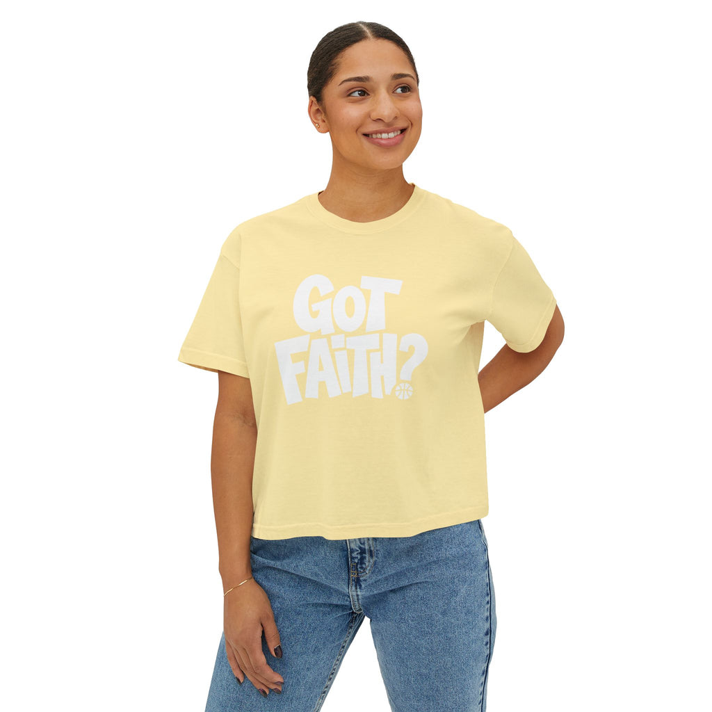 Got Faith? Boxy Crop Tee