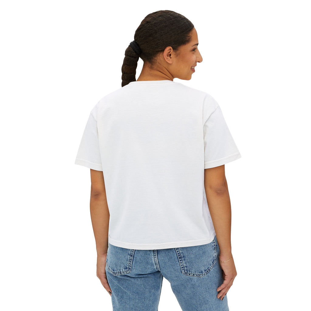 Guard Me Then Boxy Crop Tee